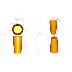 Bamboo Powder Tableware Mold